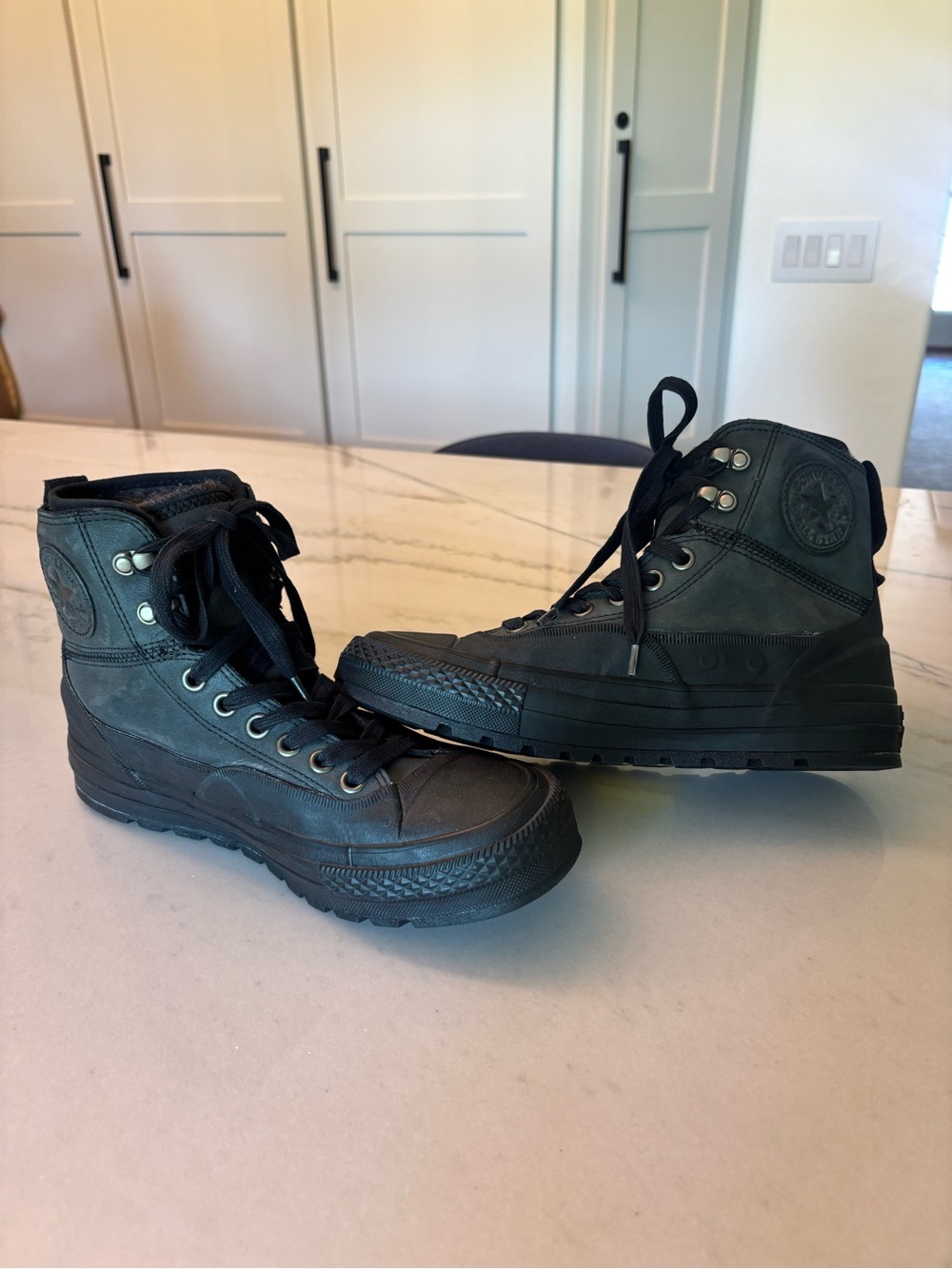 Converse Chuck Taylor All Star Tekoa Boots Leather Streetwear Hightop Sneakers